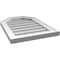 Ekena Millwork Octagonal Top Surface Mount PVC Gable Vent w/ 2"W x 1-1/2"P Brickmould Frame, 16"W x 22"H GVPOT16X2202SN - alternate 5